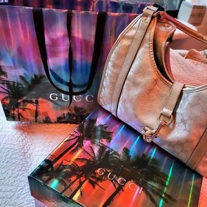 Vintage Gucci Handbag Purse Pocketbook + Box + Bag